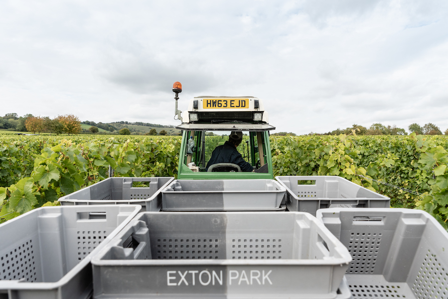 Tractor at Exton Park